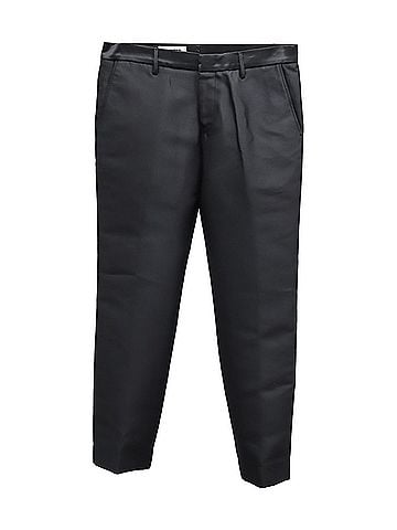 Jil Sander Jil Sander Straight Pants in Black Cotton (view 1)