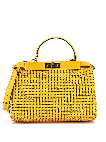 Fendi Peekaboo Bag Braided Leather Regular (view 1)