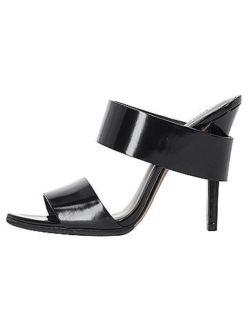 Alexander Wang Alexander Wang High-Heeled Mules in Black Patent Leather (view 2)