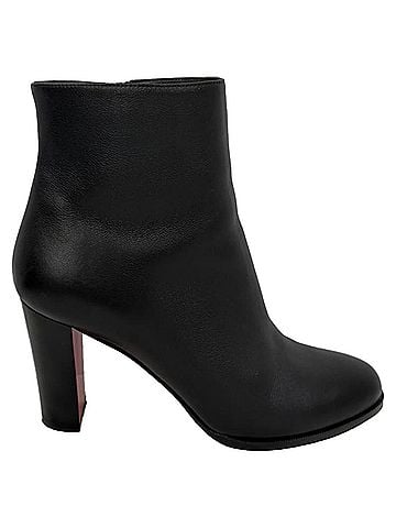 Christian Louboutin Christian Louboutin Adox 85 Ankle Boots in Black Leather (view 1)