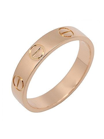 Cartier Cartier Mini Love Ring, 18K Pink Gold (PG), Men's/Women's, Tone, B74085248 (view 1)
