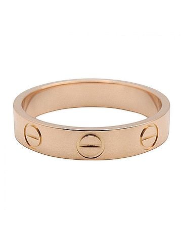 Cartier Cartier Mini Love Ring, 18K Pink Gold (PG), Men's/Women's, Tone, B74085248 (view 2)