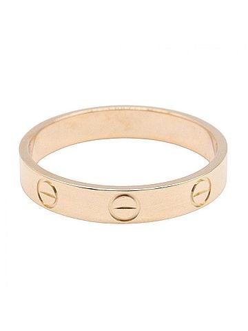 Cartier Cartier Mini Love Ring, 18K Pink Gold (PG), Men's/Women's, Tone, B4085200 (view 2)