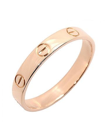 Cartier Cartier Mini Love Ring, 18K Pink Gold (PG), Men's/Women's, Tone, B4085200 (view 1)