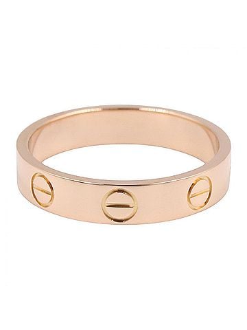 Cartier Cartier Mini Love Ring, 18K Pink Gold (PG), Women's Tone, B4085250 (view 2)