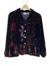 Chico's Floral Black Red Jacket Size M - photo 1