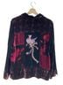 Chico's Floral Black Red Jacket Size M - photo 2