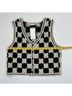 Mango Checkered-gingham Black White Vest Size L - photo 6