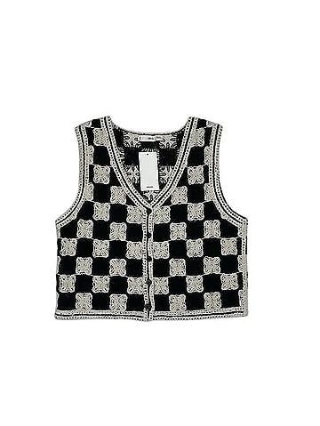 Mango Combined Crochet Vest Vest (view 1)