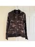 Athleta Camo Black Gray Jacket Size M - photo 4