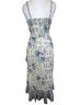 Angie Floral Blue White Casual Dress Size M - photo 4