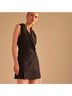 Mare Mare 92% Polyester 8% Elastane 100% Polyester Solid Black Cocktail Dress Size L - photo 7