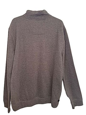 Nautica Classic Fit Solid Quarter-Zip Fleece Sweatshirt Sweatshirt (view 2)