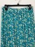 Happy Sheep 100% Silk Floral Blue Green Silk Skirt One size - photo 4