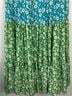 Happy Sheep 100% Silk Floral Blue Green Silk Skirt One size - photo 5