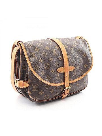 Louis Vuitton Louis Vuitton Saumur 30 Shoulder Bag/Handbag, Coated Canvas and Leather, Monogram Pattern, Women's, Brown, M42256 (view 2)