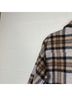 AYR 100% Wool Plaid Brown Ivory Jacket Size L - photo 6