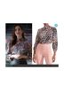 Veronica Beard Leopard Print Black Pink Purple Long Sleeve Blouse Size 2 - photo 8