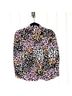 Veronica Beard Leopard Print Black Pink Purple Long Sleeve Blouse Size 2 - photo 9