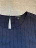 Ann Taylor 100% Polyester Black Short Sleeve Blouse Size XS - photo 3