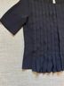 Ann Taylor 100% Polyester Black Short Sleeve Blouse Size XS - photo 4