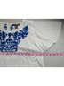 A Pea in the Pod 100% Polyester Floral White Blue Short Sleeve Blouse Size S - photo 7