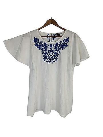 A Pea in the Pod Short Sleeve Blouse (view 1)