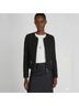 Club Monaco 100% Nylon Black Silver Jacket Size 10 - photo 4