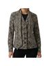 Diane von Furstenberg Black Ivory Blazer Size 4 - photo 1