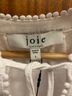 Joie 100% Cotton White Short Sleeve Blouse Size S - photo 3