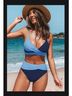 Cupshe Blue Two Piece Swimsuit Size M - photo 4