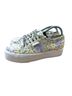 Superga Floral Yellow Purple Sneakers Size 9 1/2 - photo 1