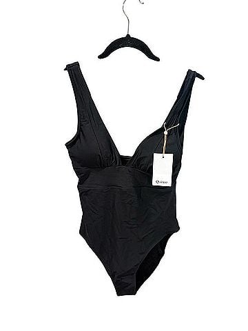 Quince Italian Plunge One Piece Swimsuit (view 1)