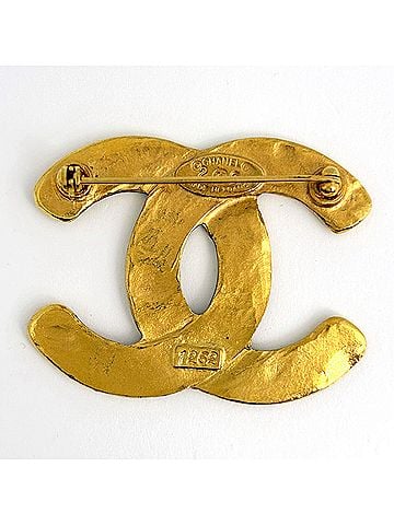 Chanel Chanel brooch, Coco Mark, GP gold, women's. (view 2)