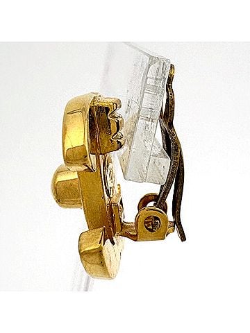 Chanel Chanel earrings, Coco Mark, turnlock, GP gold, women's. (view 2)