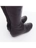 Lanvin 100% Leather Black Lanvin Leather Round Toe Flat Long Boots Size EU 37 1/2 - photo 7