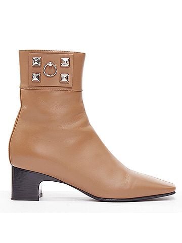 Hermès Hermes Leather Silver Hardware Boots (view 1)
