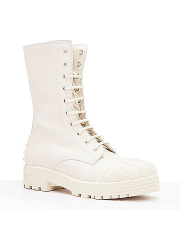 Christian Dior Dior Rubber Cap Combat Boots (view 1)