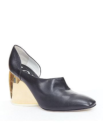 Loewe Loewe Leather Slip On Heeled Shoes (view 2)