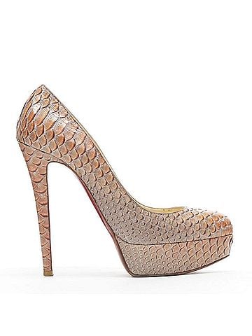 Christian Louboutin Christian Louboutin Scaled Leather Pump (view 1)