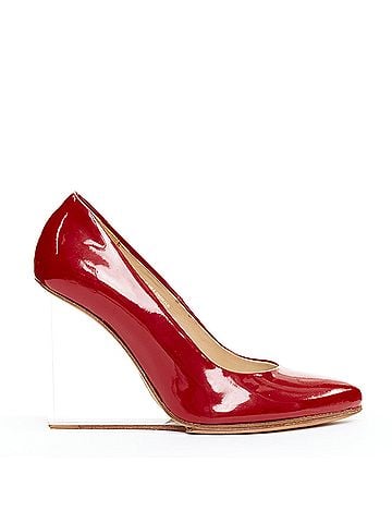 Maison Margiela Maison Margiela Patent Perspex Heel Pumps (view 1)