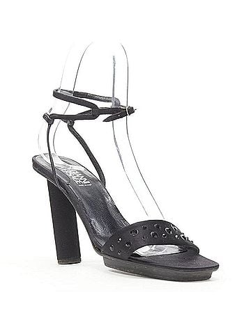 Versace Gianni Versace Satin Crystal Sandals (view 2)