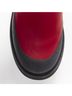 Céline 100% Leather Red Celine Leather Rubber Ankle Boots Size EU 37 1/2 - photo 10