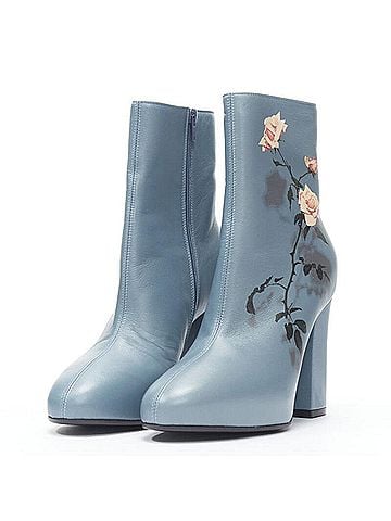 Dries Van Noten Dries Van Noten Rose Print Ankle Boots (view 1)