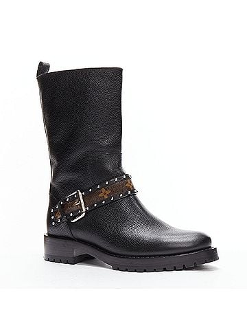 Louis Vuitton Louis Vuitton Monogram Motorcycle Boots (view 2)
