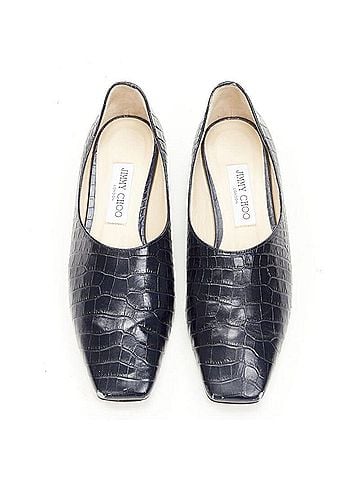 Jimmy Choo Jimmy Choo Leather Flats (view 2)