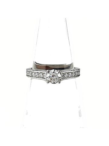 Cartier Cartier diamond ring, platinumcm, Pt950, diamond, women's. (view 1)