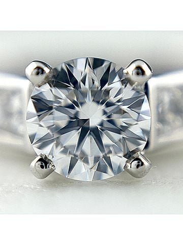 Cartier Cartier diamond ring, platinumcm, Pt950, diamond, women's. (view 2)