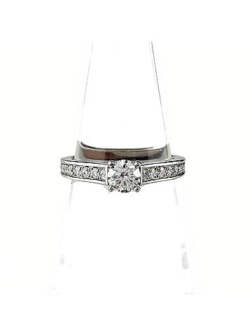 Cartier Cartier diamond ring, platinumcm, Pt950, diamond, women's. (view 1)