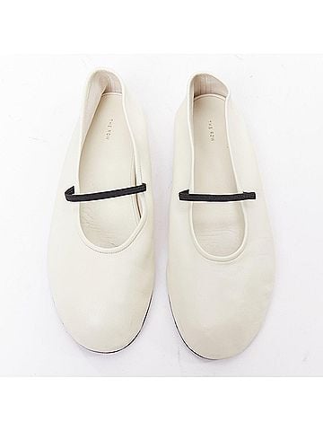 The Row The Row Leather Elastic Ballerina Flats (view 1)